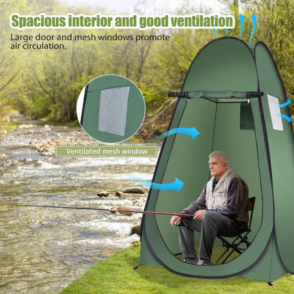 Beach shower tent changing tent toilet tent side tent large tent cabin folding green