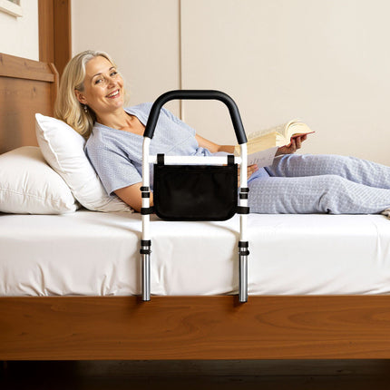 Bed Rail for Seniors, Adjustable Height, 300 lb Capacity