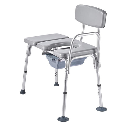 Bedside Commode Chair, 227 kg Capacity, 4-in-1, 5L Bucket
