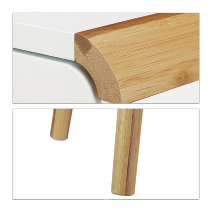 Bedside table with 2 drawers