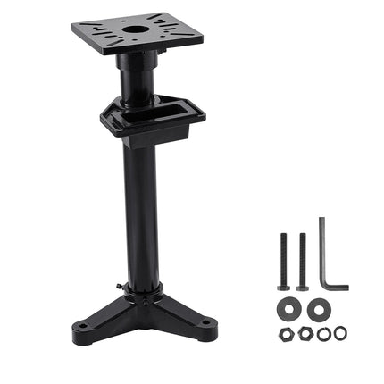Bench Grinder Stand Floor Pedestal, 27 x 27 cm Plate, Water Pot