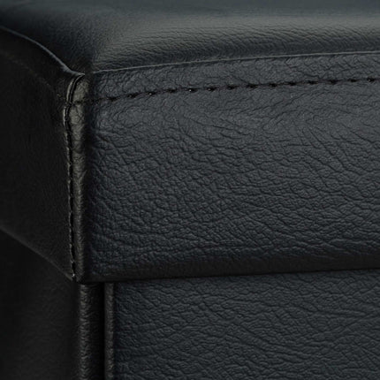 Suoliukas su daiktadėže iš dirbtinės odos