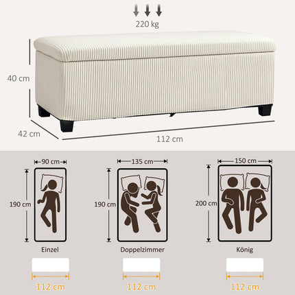Suoliukas su vieta daiktams susidėti, apmuštas suolas su virvelės imitacija, komoda su plieninėmis kojelėmis, komodos suolas svetainei, miegamajam, prieškambariui 112 x 42 x 40 cm, smėlio spalvos