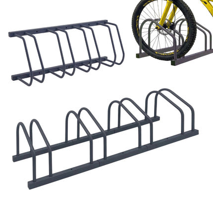 Dviračių stovas, montuojamas ant grindų arba sienos, plienas, iki 65 mm