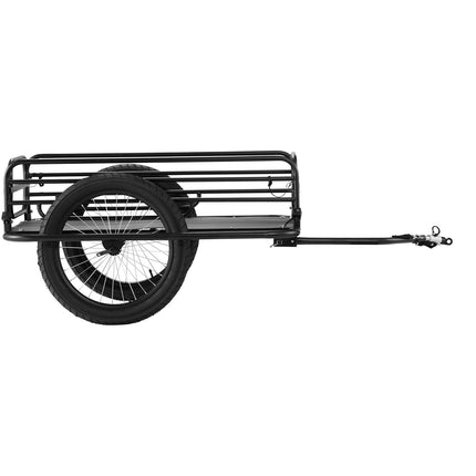Bike Cargo Trailer, 275 lb Capacity, Foldable, 20 in Wheels