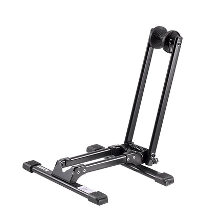 Bike Floor Stand, Foldable Carbon Steel, Fits 20–29 In