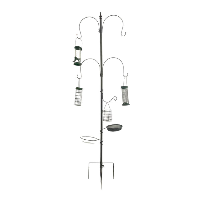 Bird Feeding Station – 6-in-1 Steel Feeder