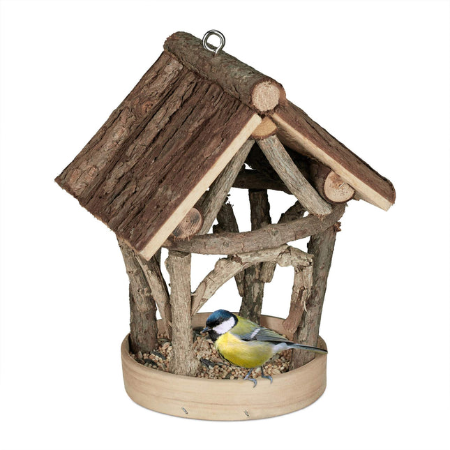 Bird feeding station for outdoors