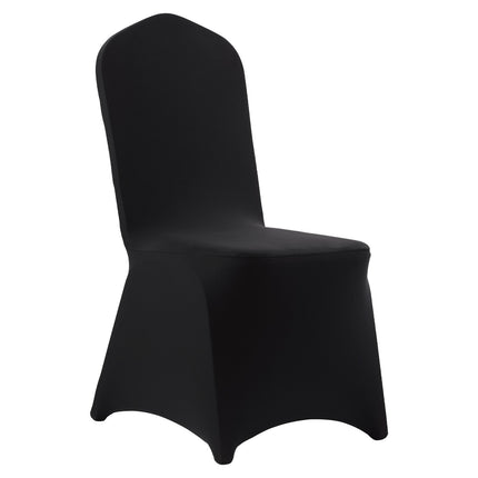 Black Chair Covers 100-Pack, Stretch Spandex Slipcovers