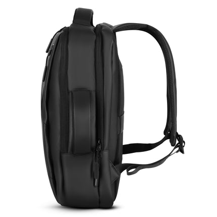 Juoda nešiojamojo kompiuterio kuprinė, USB-C prievadas, 15 l talpa