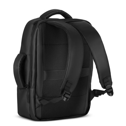 Juoda nešiojamojo kompiuterio kuprinė, USB-C prievadas, 15 l talpa
