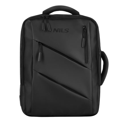 Juoda nešiojamojo kompiuterio kuprinė, USB-C prievadas, 15 l talpa