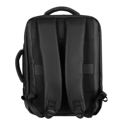 Juoda nešiojamojo kompiuterio kuprinė, USB-C prievadas, 15 l talpa
