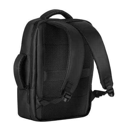 Juoda nešiojamojo kompiuterio kuprinė, USB-C prievadas, 15 l talpa