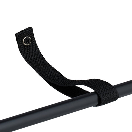 Black Metal Towel Ladder Rack with 6 Rungs