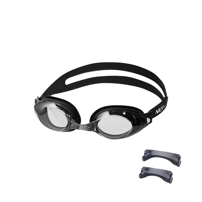 Black Swimming Goggles, Anti-Fog, UV Protection