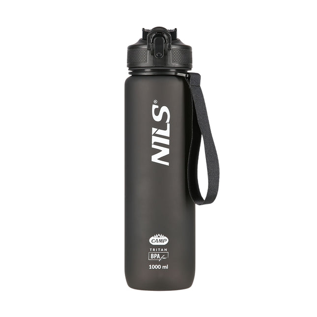 Juodas tritano vandens buteliukas - patvarus, be BPA, 750 ml
