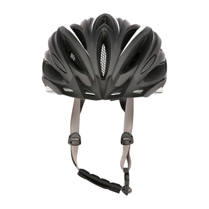 Juodai baltas šalmas, M dydis (53-58 cm)