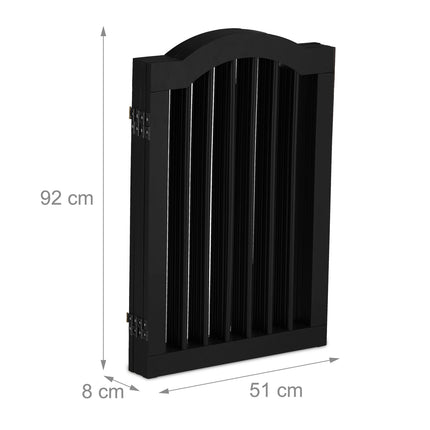 Juodi apsauginiai varteliai 92 cm