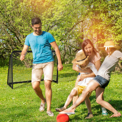 Juodi futbolo vartai 120 x 180 cm