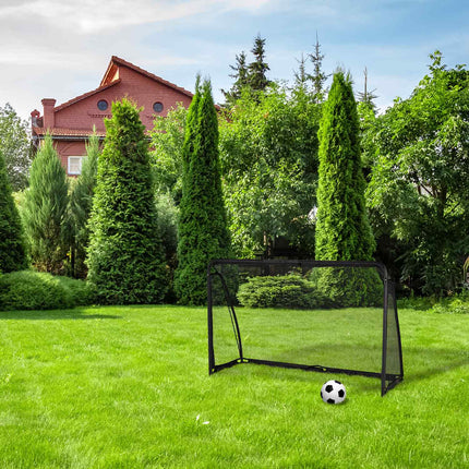 Juodi futbolo vartai 120 x 180 cm