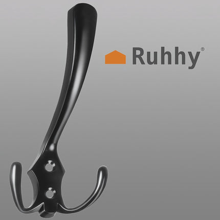 Black wall hanger - set of 5 pcs.