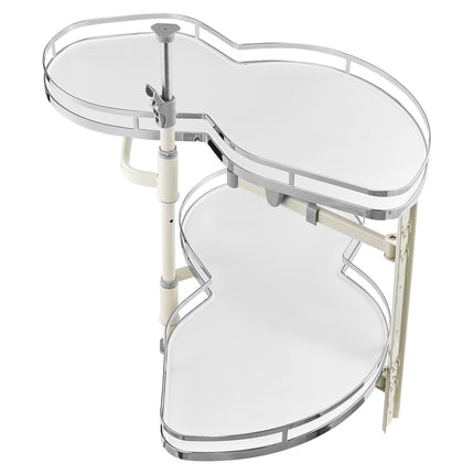 Blind Corner Cabinet Pull-Out Organizer, 2-Tier, Right Swing
