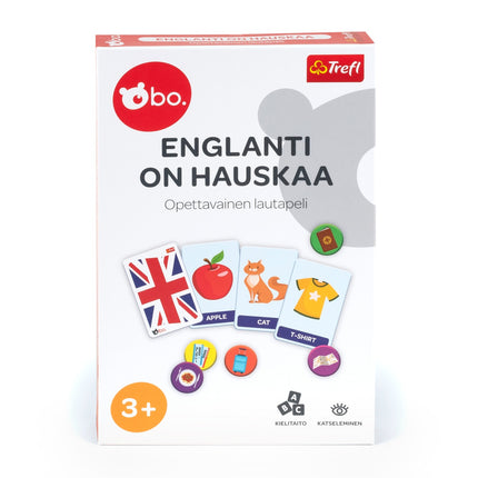 Bo. Edukacinis stalo žaidimas „Anglų kalba yra smagu“ (suomių kalba)
