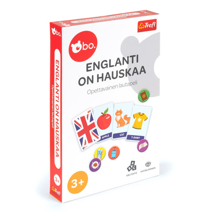 Bo. Edukacinis stalo žaidimas „Anglų kalba yra smagu“ (suomių kalba)