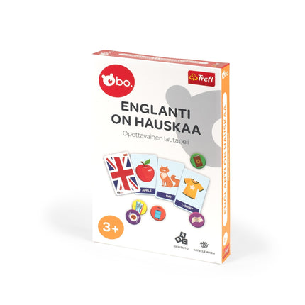 Bo. Edukacinis stalo žaidimas „Anglų kalba yra smagu“ (suomių kalba)