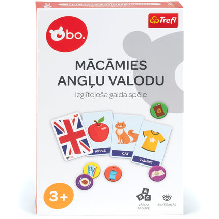 Bo. Edukacinis stalo žaidimas „Anglų kalba yra smagu“ (latvių k.)