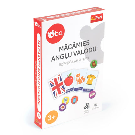Bo. Edukacinis stalo žaidimas „Anglų kalba yra smagu“ (latvių k.)