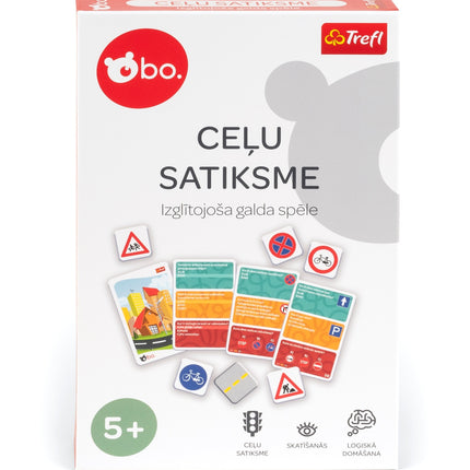 Bo. Edukacinis stalo žaidimas „Kelių eismas“ (latvių k.)