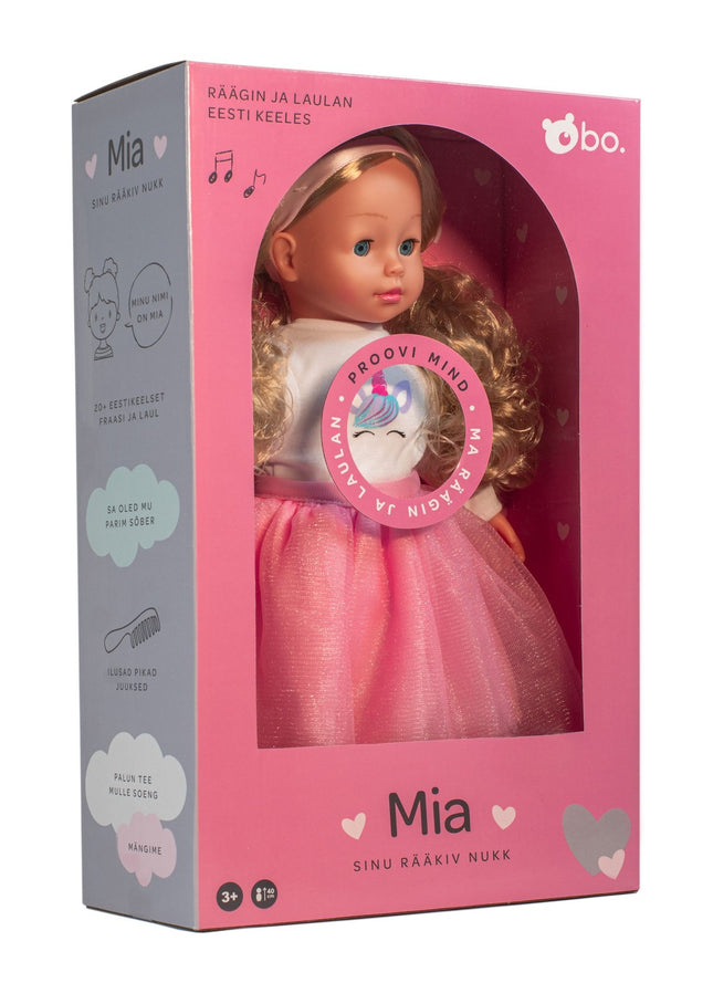 Bo. Interaktyvi lėlė „Mia“ (kalba estų kalba), 40 cm