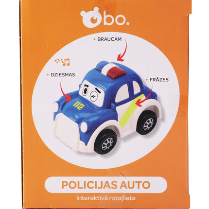 Bo. Interaktyvus policijos automobilis (latvių kalba)