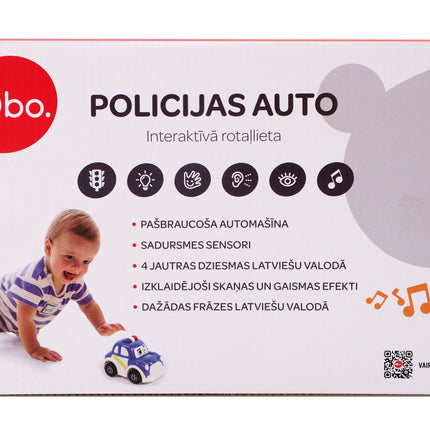 Bo. Interaktyvus policijos automobilis (latvių kalba)