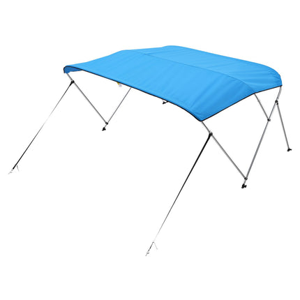 Boat Bimini Top 3-Bow, 72 in, 85-90 in, Aluminum Frame