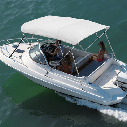 Boat Bimini Top, 4 Bow 96in, 600D Polyester, Aluminum
