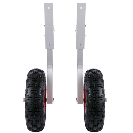 Boat Launching Wheels, 12 In, 500 Lb, Aluminum