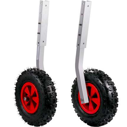 Boat Launching Wheels, 12 In, 500 Lb, Aluminum