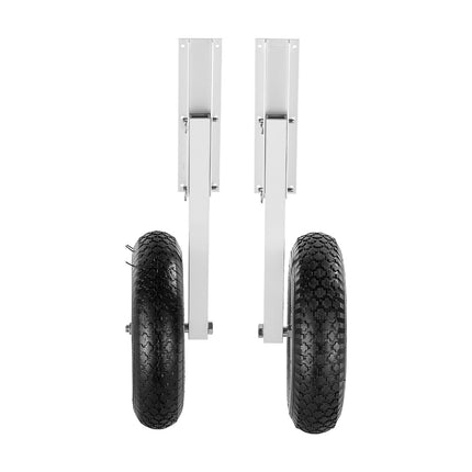 Boat Launching Wheels, Folding Transom, 300 lb, 15 in