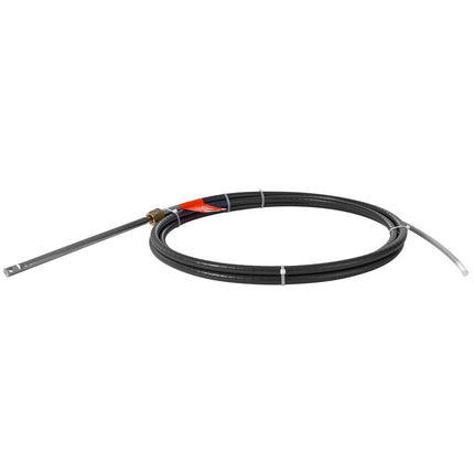 Boat Steering Cable, 17 Ft Rotary, 0.5 Ton Tensile