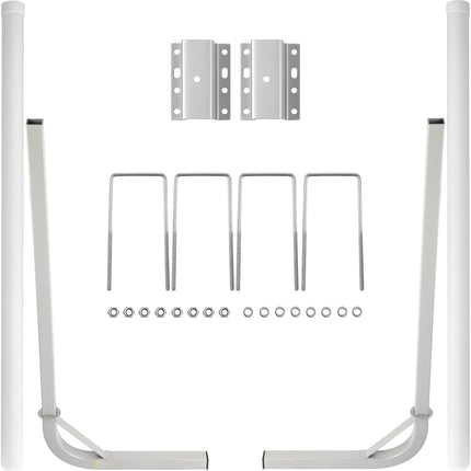 Boat Trailer Guide-Ons, 60 Inch, 2-Pack Steel, PVC Covers