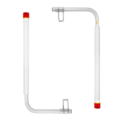 Boat Trailer Guide-Ons 60 in, Solar LED, 2-Pack