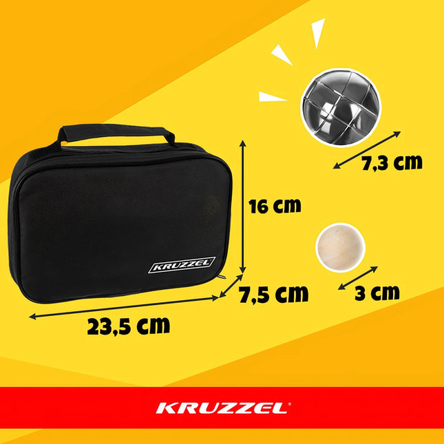 Petankai 6 kamuoliukai + dangtelis 23440