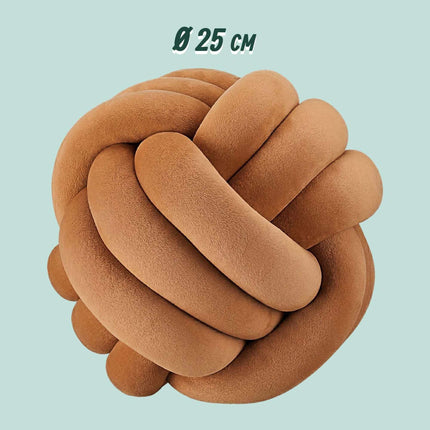 Ruda mazginė pagalvė – 25 cm, poliesterio putos