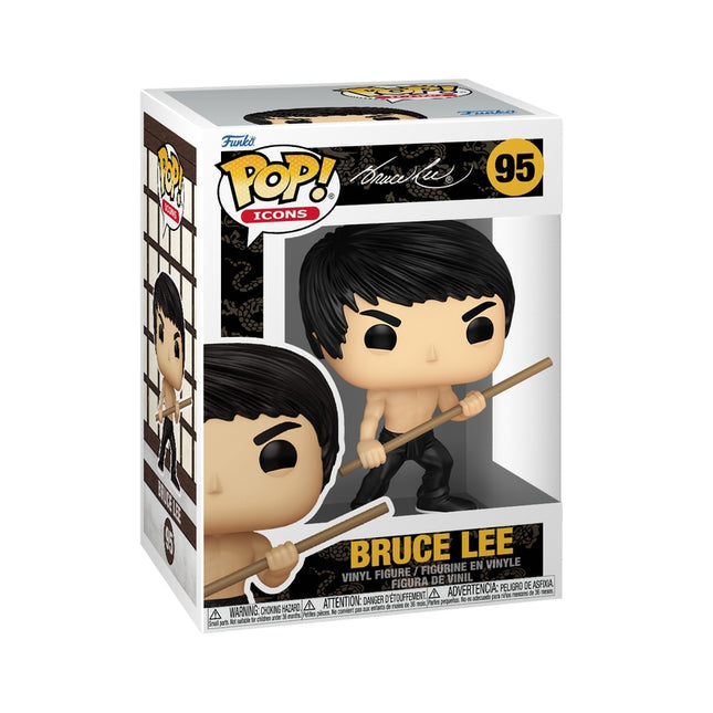 Bruce Lee Funko Pop! vinilo figūrėlė su Bo lazda kolekcinė