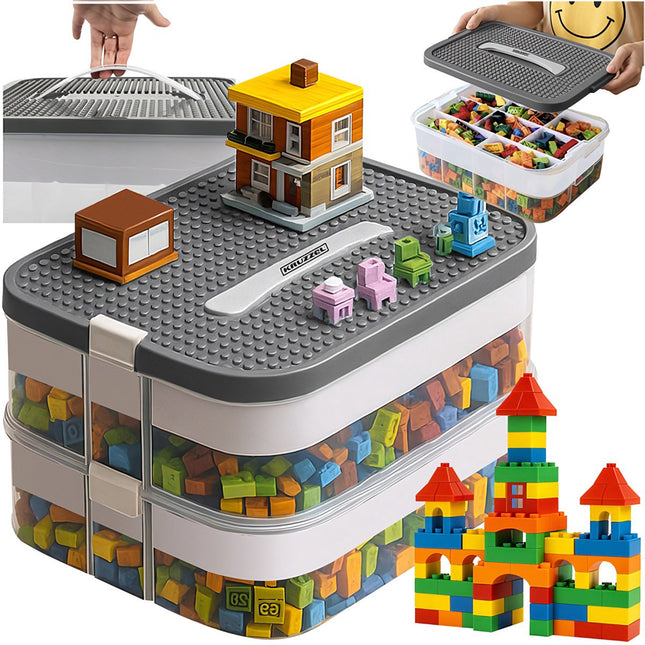 Building Block Box - 2 levels Kruzzel 25756