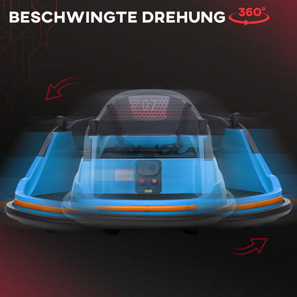 Electric bumper car for children with 360° Spin & Lights