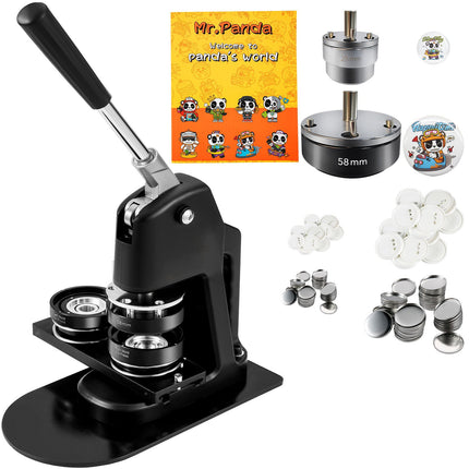 Button Maker Machine Kit – 1 and 2.25 Inch, 500pcs